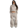 Ženska dukserica Nebbia Half-Zip Leopard Sweatshirt Primal
