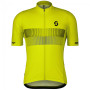 Muški biciklistički dres Scott RC Team 10 SS žuta/crna