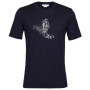 Muška majica Icebreaker Tech Lite II SS Tee Skiing Yeti tamno plava