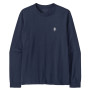 Muška majica Patagonia M's L/S MW Hut Tripper Skyline T-Shirt plava New Navy