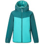 Dječja zimska jakna Regatta Illuma Reflective Jacket Mediterranea/Turquoise grašak zelena/tamno zelena MediTurq