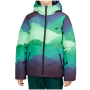 Dječja zimska jakna 4F Technical Jacket M1278 plava/zelena Multicolour Allover