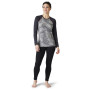 Ženska termo majica Smartwool W Merino 250 Baselayer Pattern Crew Bxd