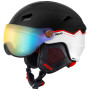Skijaška kaciga Relax Stealth crna/bijela Black