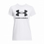 Ženska majica Under Armour W SPORTSTYLE LOGO SS bijela White