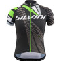Dječji biciklistički dres Silvini Team CD1435 crna Blackgreen
