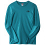 Muška majica The North Face Simple Dome Tee Long Sleeve svijetlo plava