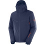 Muška jakna Salomon Brilliant Jacket M tamno plava NightSky/GojiBerry