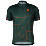 Muški biciklistički dres Scott RC Team 20 SS zelena/narančasta
