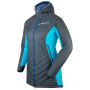 Ženska jakna Sir Joseph Kiona Hooded Lady siva/plava DarkGray/Turquoise
