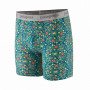 Muške bokserice Patagonia M's Essential Boxer Briefs - 6 in. tamno plava Skunk Paradise: Endless Blue