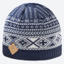 Pletena kapa od merino vune Kama A117 plava Darkblue