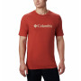 Muška majica Columbia CSC Basic Logo Tee (2020) crvena CarnelianRed