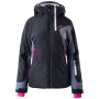 Ženska jakna Brugi 2AKB crna/siva Black/Grey/Pink