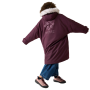 Dječji nepromočivi kaput Regatta Junior Waterproof Changing Robe Pro Fig