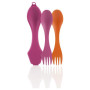 Žlica Light My Fire Sporks´n Case tamno ljubičasta/ružičasta