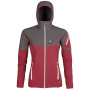 Ženska jakna High Point Atom Lady Hoody Jacket crvena BrickRed/IronGate