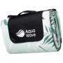Deka za piknik Aquawave Salva Blanket plava DustyAquaLeavesPrint