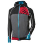 Muška dukserica Progress Rebel 17CC crna/crvena Black/Red/Turquoise