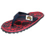 Japanke Gumbies Islander Flip-Flops - Red & Blue Rose