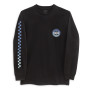 Muška majica Vans Original Checkerboard C LS crna