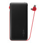 Power bank eksterne baterije Fixed Zen 10 000 mAh - microUSB/USB-C crna