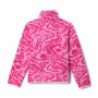 Dječja dukserica Columbia Helvetia™ II Printed Half Snap Fleece Guava pink Topo