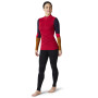 Ženska termo majica Smartwool W Intraknit Merino 200 Colorblock 1/4 Zip