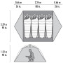 Turistički šator MSR Elixir 4 Tent