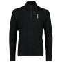 Muške funkcionalne majice Mons Royale Cascade Merino Flex 200 1/4 Zip crna Black