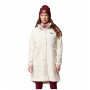 Ženska zimska jakna Columbia Cloud Point Long Fleece bež Chalk