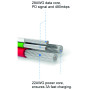 Kabeli za punjenje i sinhronizaciju Swissten Textile USB / Lightning 1,2 m
