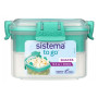 Kutija za hranu Sistema Snack To Go tirkizna mint