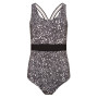 Ženski kupaći Dare 2b Make Waves Swim crna/bijela