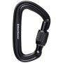 Karabiner Black Diamond Liteforge Screwgate crna Black