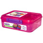Kutija za užinu Sistema Bento Lunch To Go ružičasta