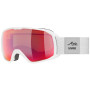 Skijaške naočale Uvex Xcitd CV bijela white matt SL/rose-green