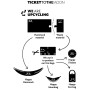 Džepni frizbi Ticket to the moon Pocket Moon Disc