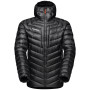 Muška jakna Mammut Broad Peak IN Hooded Jacket M crna/bijela Blackwhite