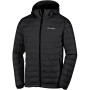 Muška jakna Columbia Powder Lite Hooded Jacket crna Black