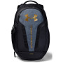 Ruksak Under Armour Hustle 5.0 Backpack crna/plava Black/BlackMediumHeather/MetallicGoldLuster