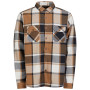 Muška košulja Fundango Roddy Lined Shirt smeđa coffee