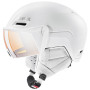 Skijaška kaciga Uvex HLMT 700 Visor bijela WhiteMat