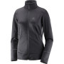 Ženska dukserica Salomon Discovery Fz W crna Black/Heather