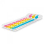 Ležaljka na napuhavanje Intex Rainbow Mat bijela
