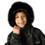 Dječji nepromočivi kaput Regatta Junior Waterproof Changing Robe Pro Bark Green