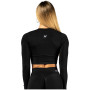 Ženski top Nebbia Seamless Long Sleeve Crop Top Power