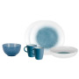 Set tanjura Brunner Set tête-à-tête Meteore 8 pcs bijela/plava