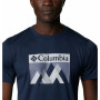 Muška majica Columbia Zero Rules Graphic crna/plava