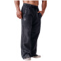 Muške trenerke Nebbia NEBBIA x Olympia Relaxed sweatpants crna Black